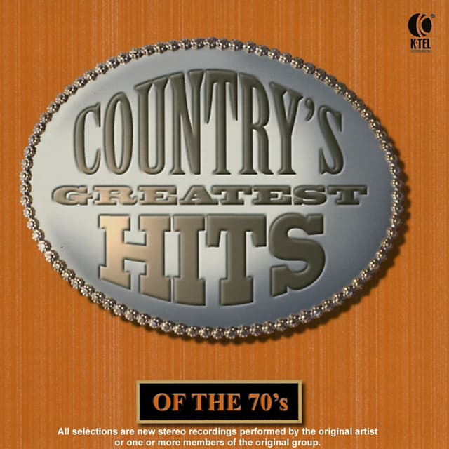 Album cover art for Country's Greatest Hits Of The 70's