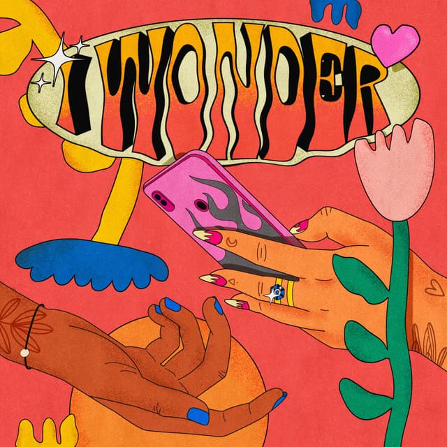 Album cover art for I Wonder