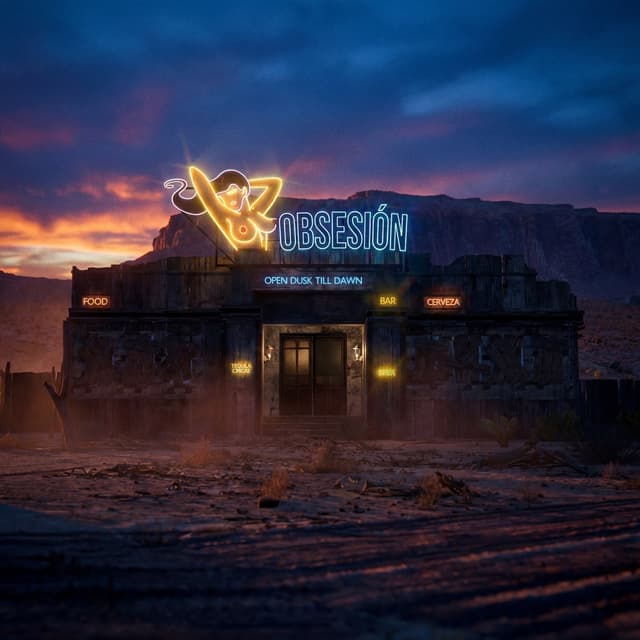 Album cover art for OBSESIÓN
