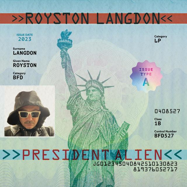 Album cover art for President Alien