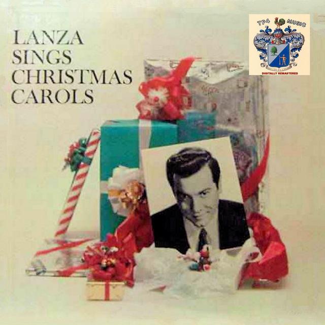 Album cover art for Lanza Sings Christmas Carols