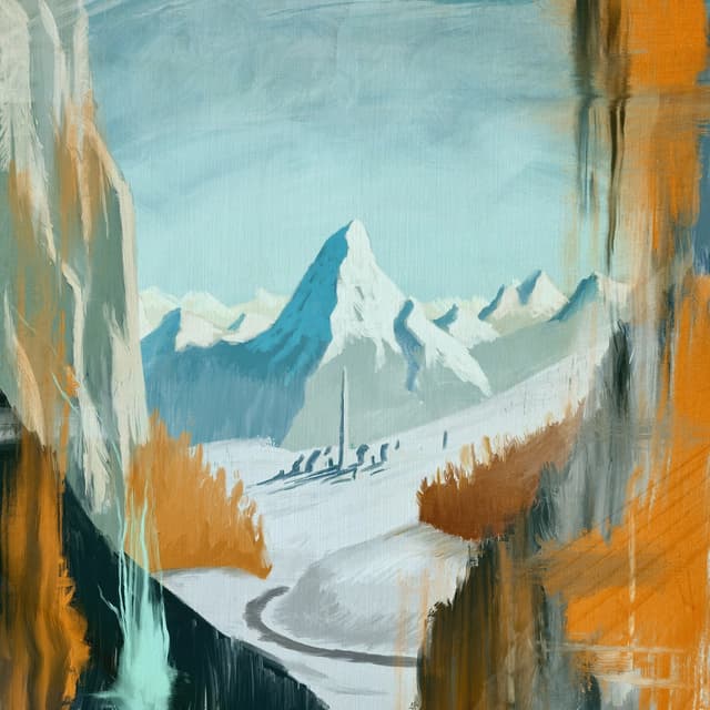 Album cover art for The Chilling Alpine Adventure