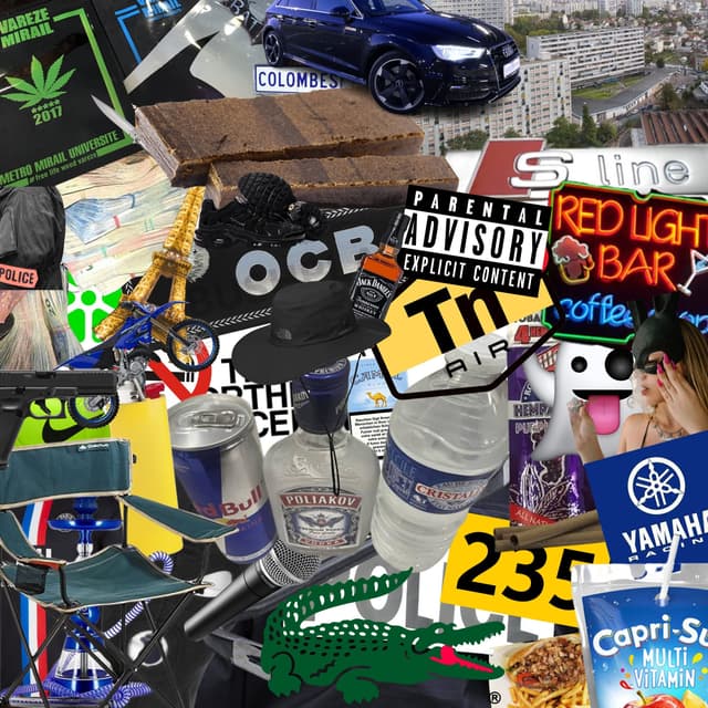 Album cover art for SANS LA BAC (feat. H.E.M)