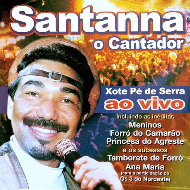 Album cover art for Xote Pé de Serra ao Vivo