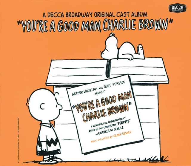 Album cover art for You’re a Good Man, Charlie Brown