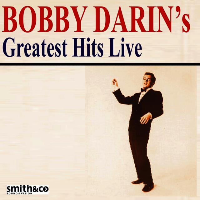 Album cover art for Bobby Darin Live