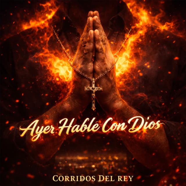 Album cover art for Ayer Hable Con Dios
