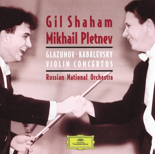 Album cover art for Meeting in Moscow: Glazunov / Kabalevsky Violin Concertos