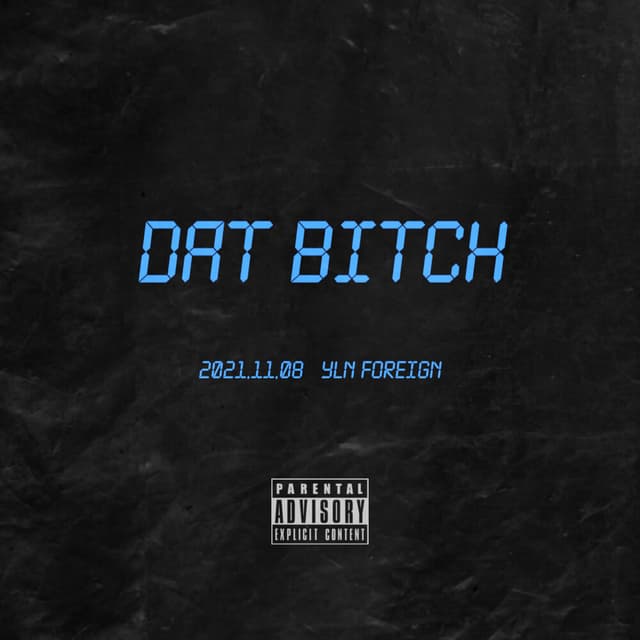 Album cover art for DAT BITCH