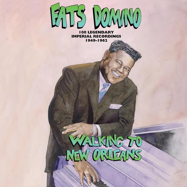 Album cover art for Walking to New Orleans : 100 Legendary Imperial Recordings 1949-1962