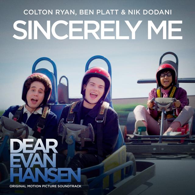 Album cover art for Sincerely Me (from the "Dear Evan Hansen" original motion picture soundtrack)