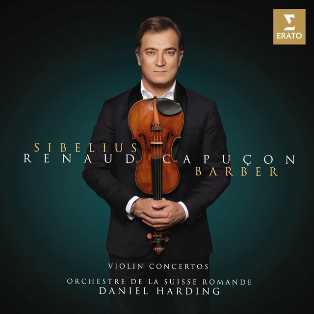 Album cover art for Sibelius & Barber: Violin Concertos