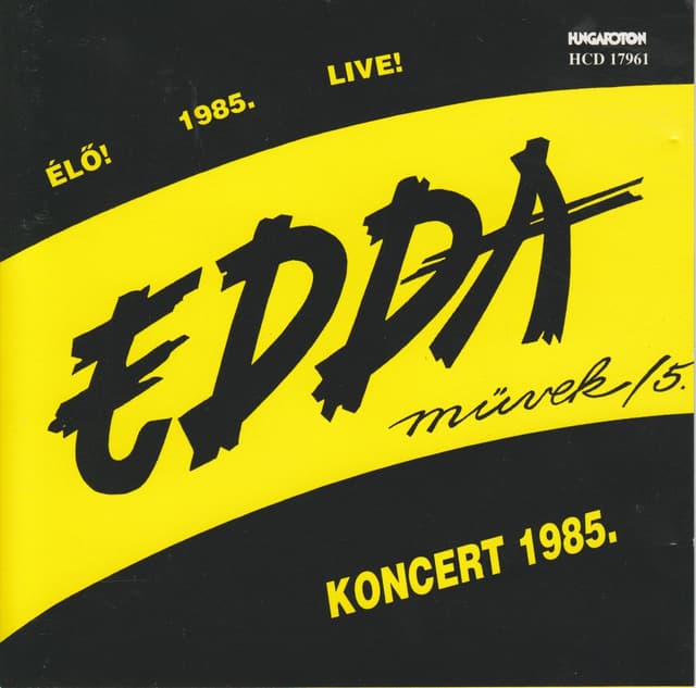 Album cover art for Edda Művek 5. (Koncert 1985.)