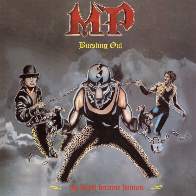 Album cover art for Bursting Out (The Beast Became Human)