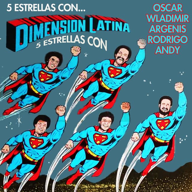 Album cover art for 5 Estrellas Con Dimension Latinas