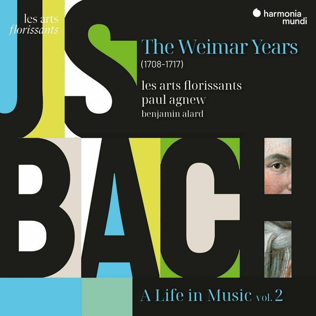 Album cover art for J. S. Bach: A Life in Music (Vol. 2) - The Weimar Years (1708-1717)