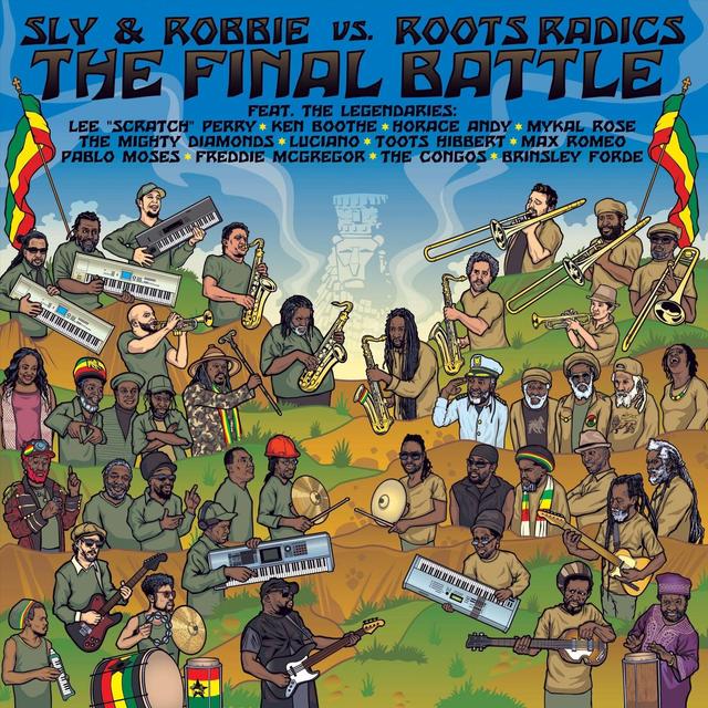 Album cover art for The Final Battle (Sly & Robbie vs. Roots Radics)