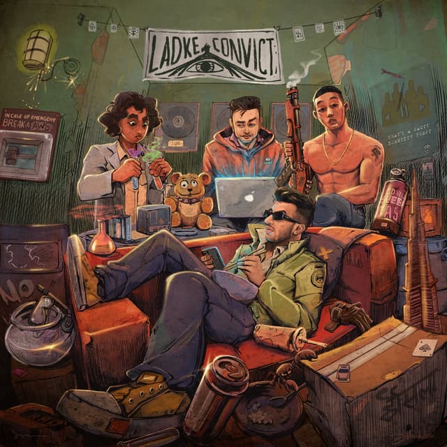 Album cover art for LADKE CONVICT