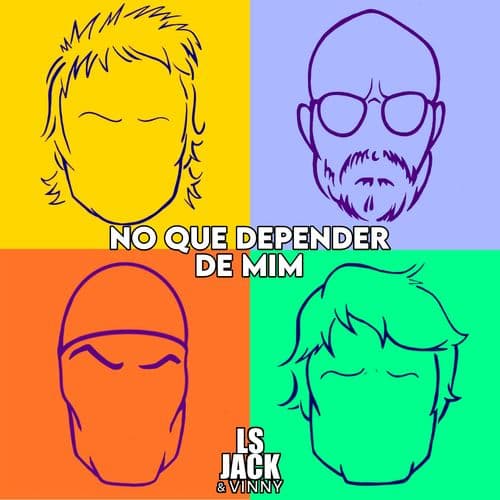 Album cover art for No que Depender de Mim