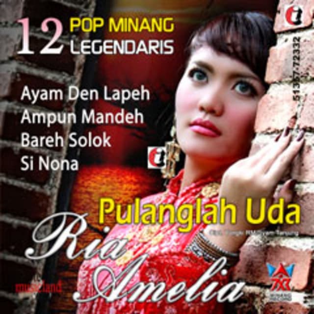 Album cover art for 12 Pop Minang Lengendaris
