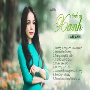Album cover art for Tình ca xanh