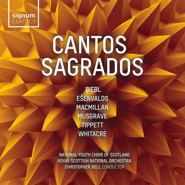 Album cover art for Cantos sagrados