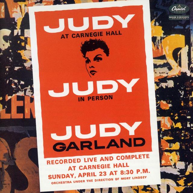 Album cover art for Judy at Carnegie Hall