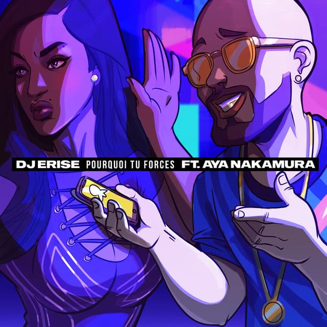 Album cover art for Pourquoi tu forces