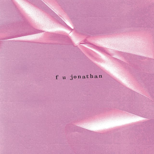 Album cover art for f u jonathan