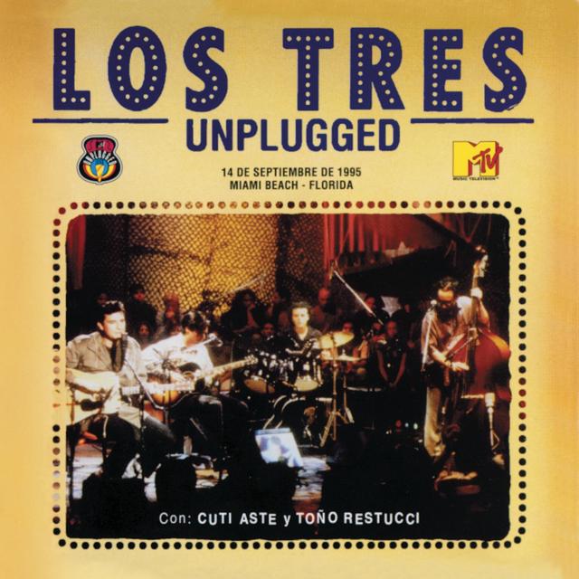 Album cover art for Los Tres Mtv Unplugged