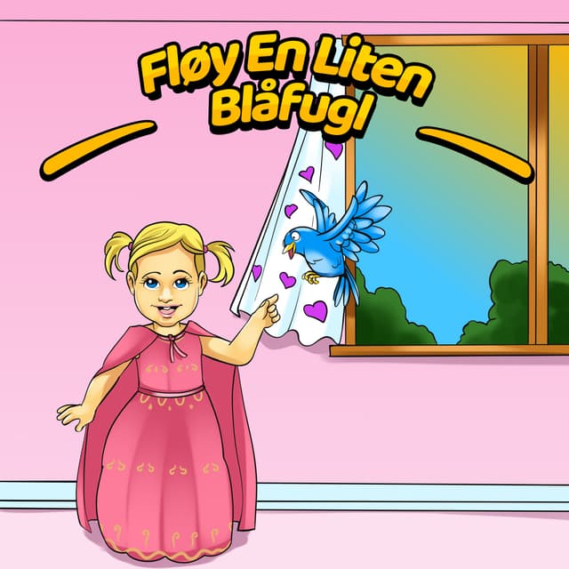 Album cover art for Fløy En Liten Blå Fugl