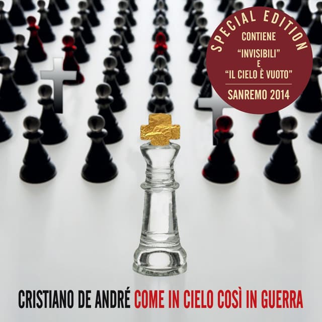 Album cover art for Come in cielo così in guerra