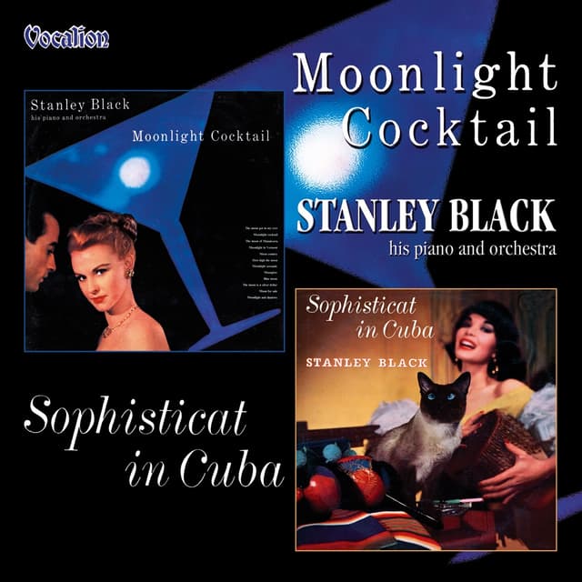 Album cover art for Sophisticat In Cuba / Moonlight Cocktail