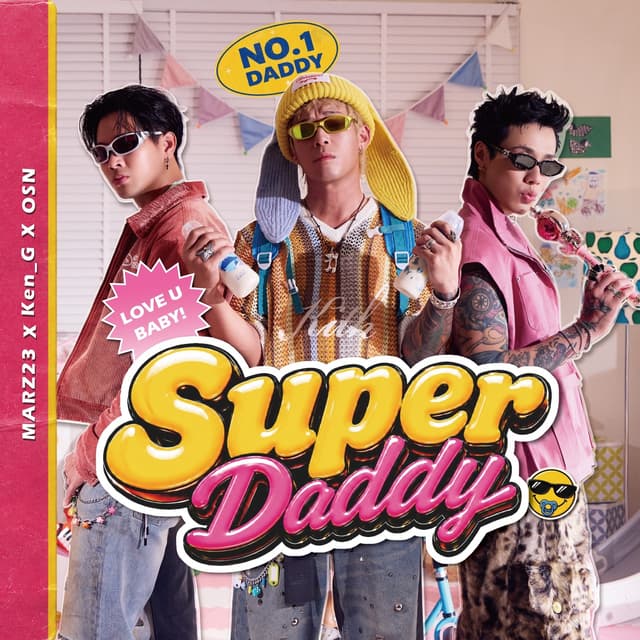 Album cover art for Super Daddy