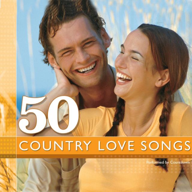 Album cover art for 50 Country Love Songs