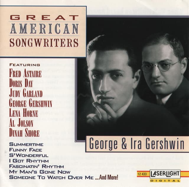 Album cover art for Great American Songwriters: George & Ira Gershwin
