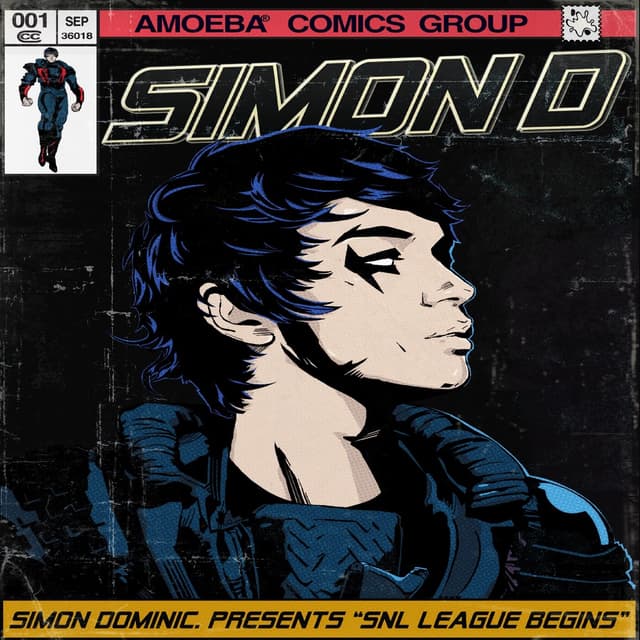 Album cover art for Simon Dominic Presents 'SNL LEAGUE BEGINS'