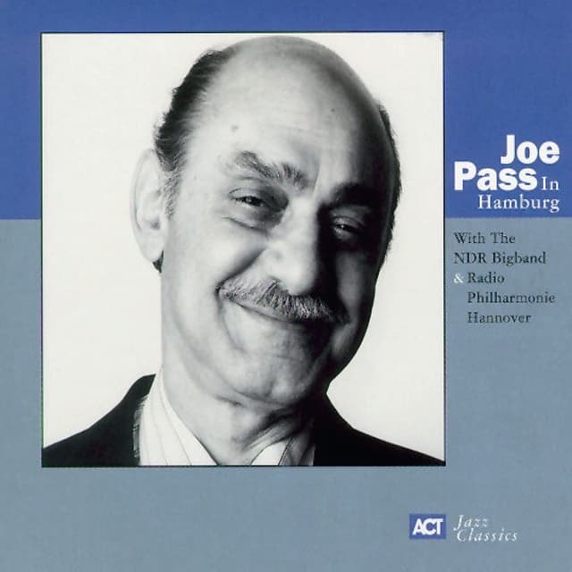 Album cover art for Joe Pass in Hamburg