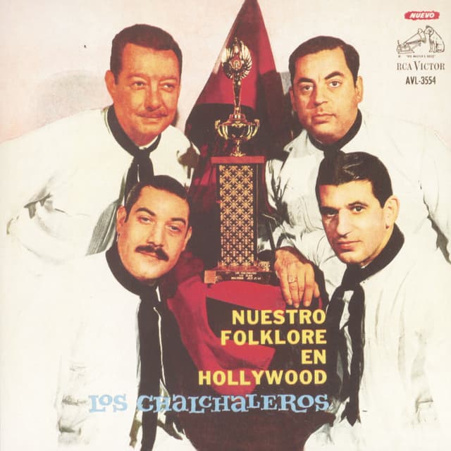 Album cover art for Nuestro Folklore en Hollywood