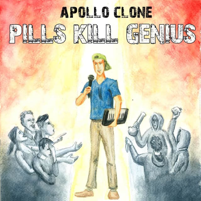 Album cover art for Pills kill genius