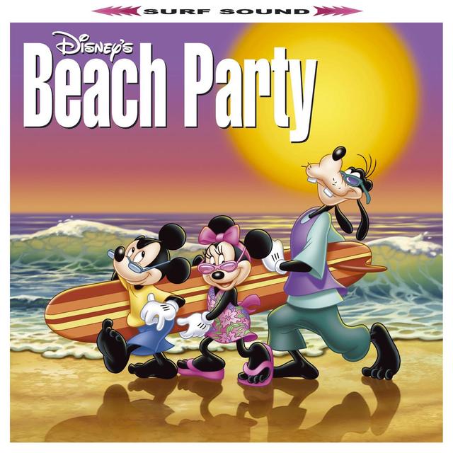 Album cover art for Disney's Beach Party