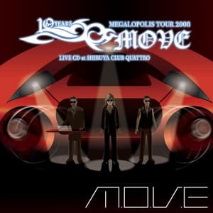 Album cover art for 10 YEARS MEGALOPOLIS TOUR 2008 LIVE CD at SHIBUYA CLUB QUATTRO