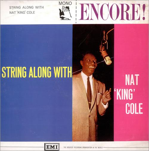 Album cover art for String Along with Nat King Cole