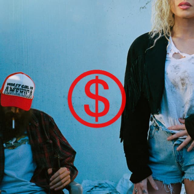 Album cover art for WOR$T GIRL IN AMERICA