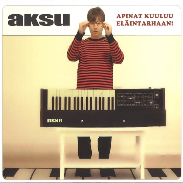 Album cover art for Apinat Kuuluu Eläintarhaan!