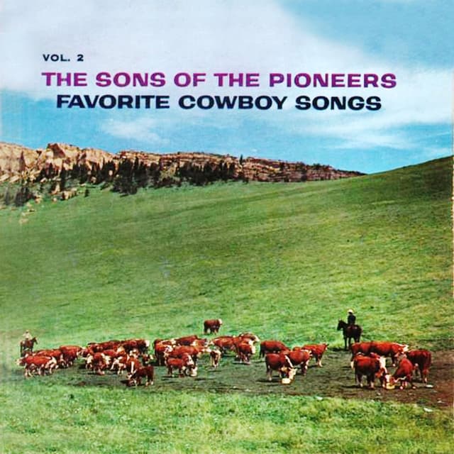 Album cover art for Favorite Cowboy Songs Vol. 2