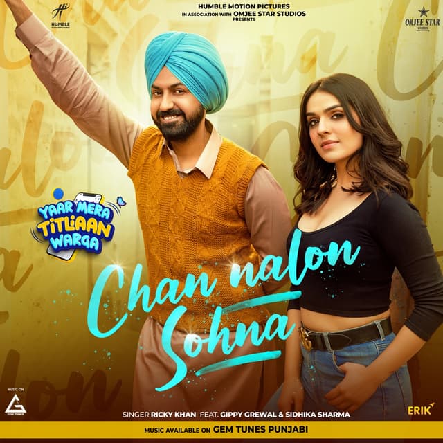 Album cover art for Chan Nalon Sohna (From “Yaar Mera Titliaan Warga”)