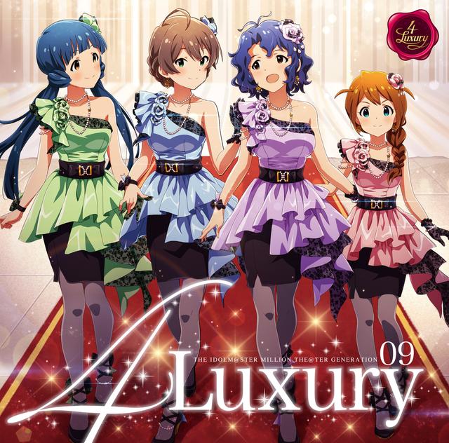 Album cover art for THE IDOLM@STER MILLION THE@TER GENERATION 09 4Luxury
