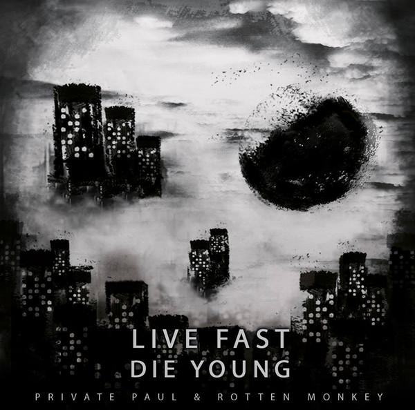 Album cover art for Live Fast Die Young
