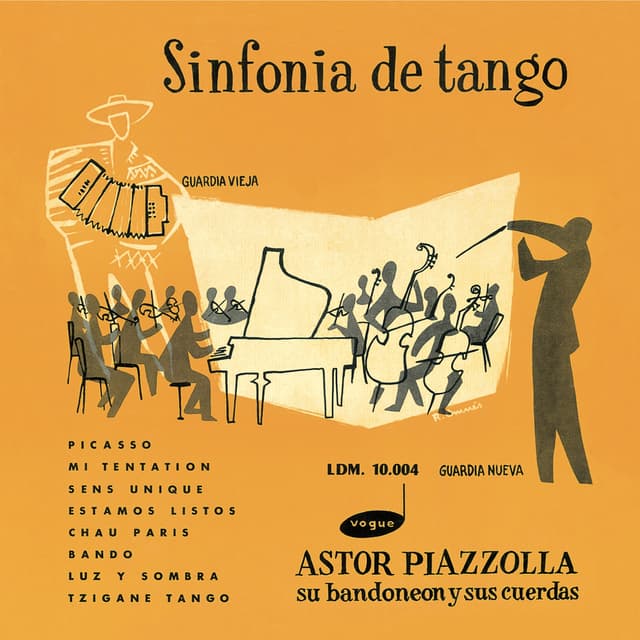 Album cover art for Sinfonia de tango